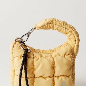 Yellow Quilted micro Women's Bag